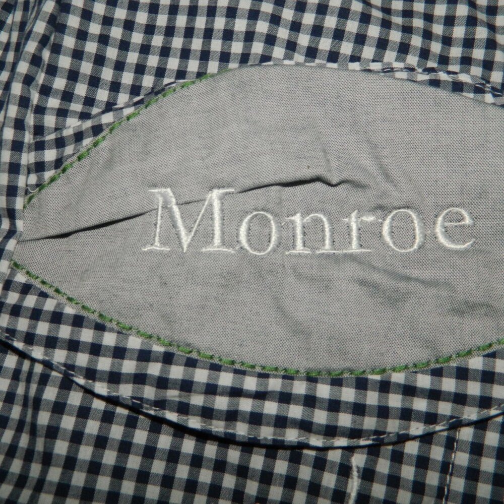 Pottery Barn Kids Gingham Long Ear Easter Basket Liner "Monroe" Sz L (OO-5) - Picture 2 of 5